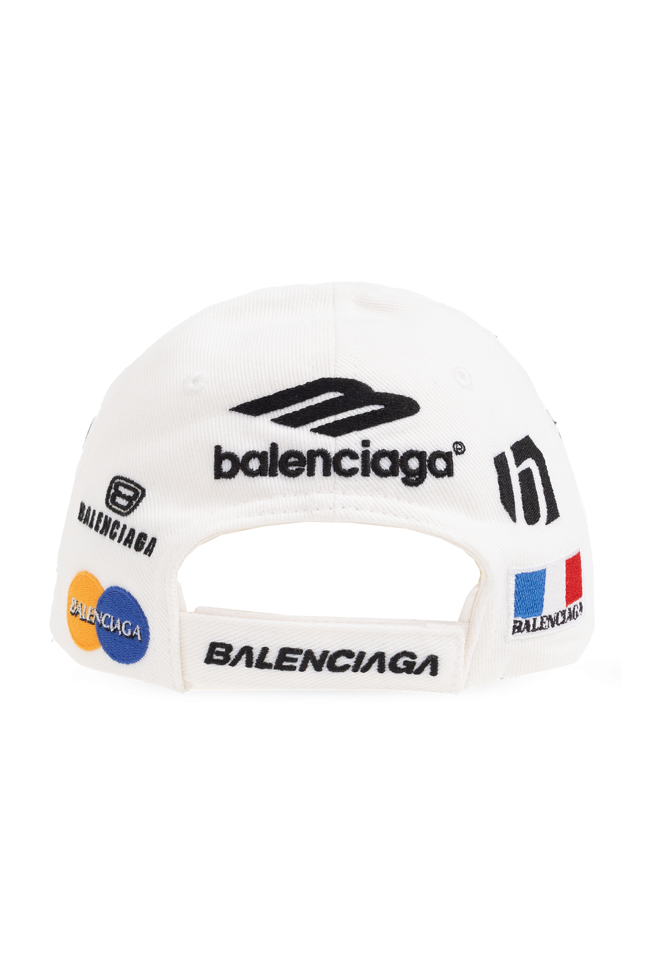 Balenciaga white baseball cap online